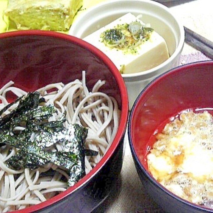 おろし納豆蕎麦